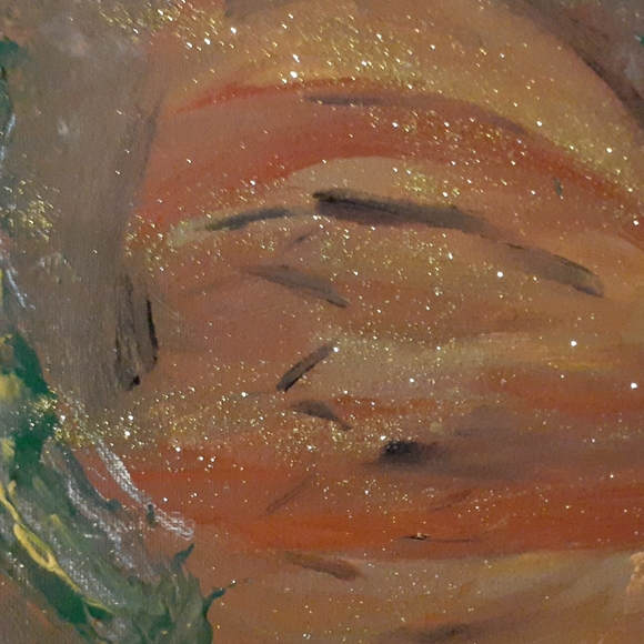 Original Pumpkin Acrylic Painting - Picture 4 of 5